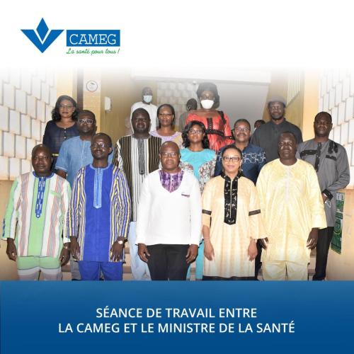 Séance de travail entre la CAMEG et le Ministre de la santé
