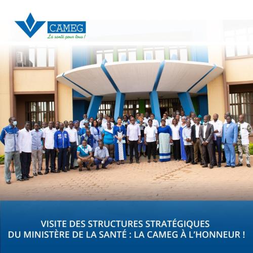 Visite des structures stratégiques du ministère de la santé : La CAMEG à l’honneur !