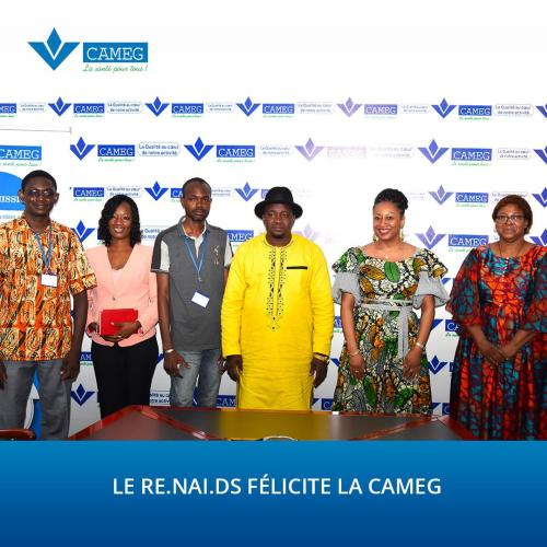Le RE.NAI.DS félicite la CAMEG